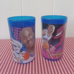 Space Jam Plastic Cups 1996